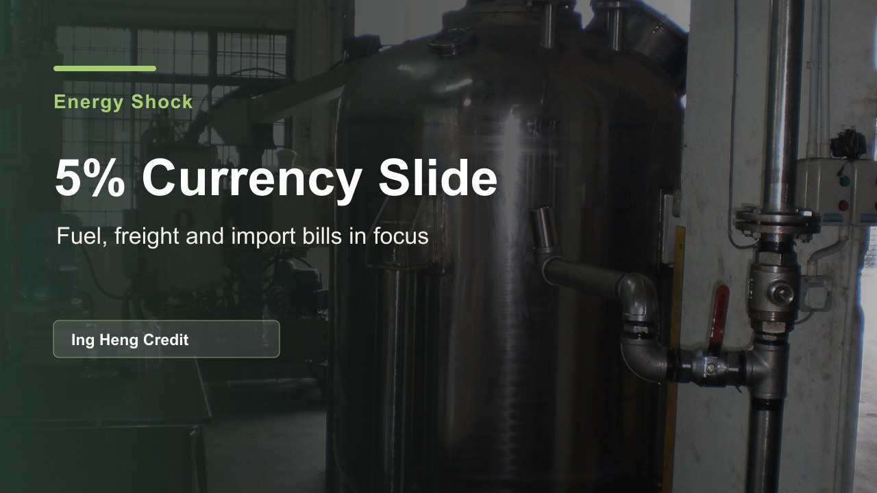5% Rupee Slide Shows How Oil Shocks Can Hit Import Costs Fast