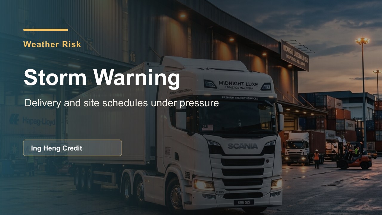 Same-Day Storm Warning Puts Malaysia's Delivery And Site Schedules On Watch